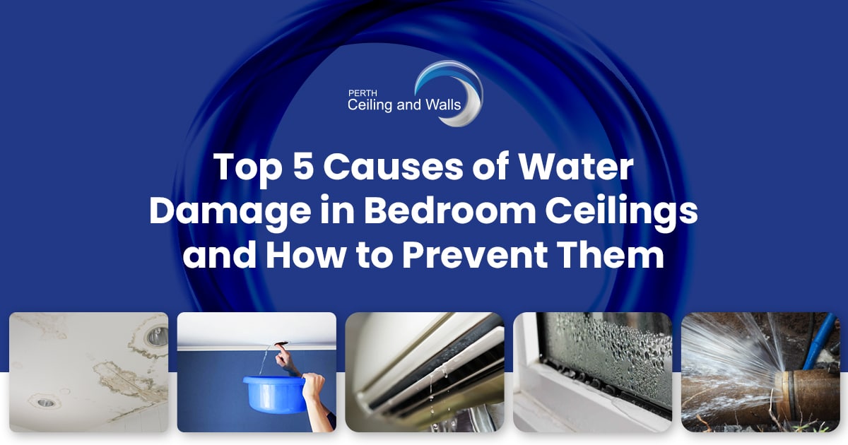 water damage bedroom ceiling